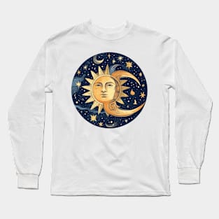 Sun and Moon 01 Long Sleeve T-Shirt